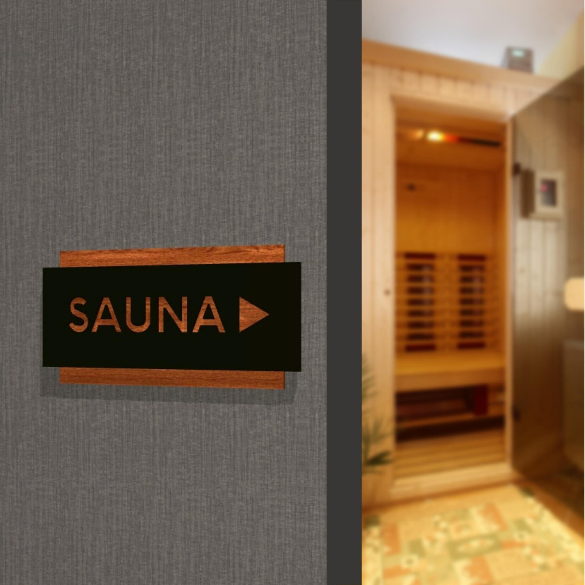 Personalised Double Layers Wooden & Acrylic Door Sign, Room Name/ Number Plaque, Laser Cut Custom Business Logo, Wall Room Plate, Company Signage for Office, Apartment, Hotel, / House Warming, Grand Opening's Gift