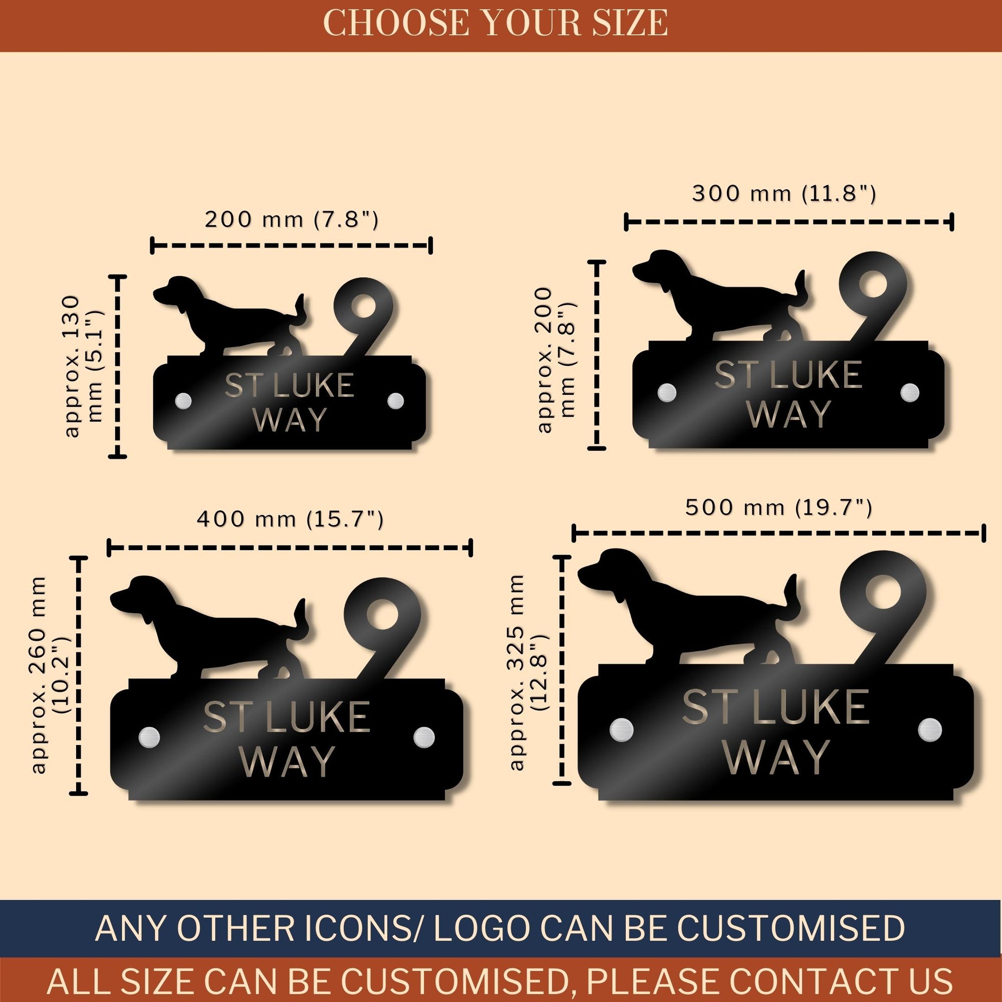 Custom Made Floating Modern Acrylic Pet House Number, Palm Coastal Street Name Home Address, Mailbox/ Letterbox/ Room/ Door Sign, Dog/ Cat Plaque, Personalised Wall Plate, Business Logo Signage for Office, Company, Apartment, Hotel/ House Warming's Gift