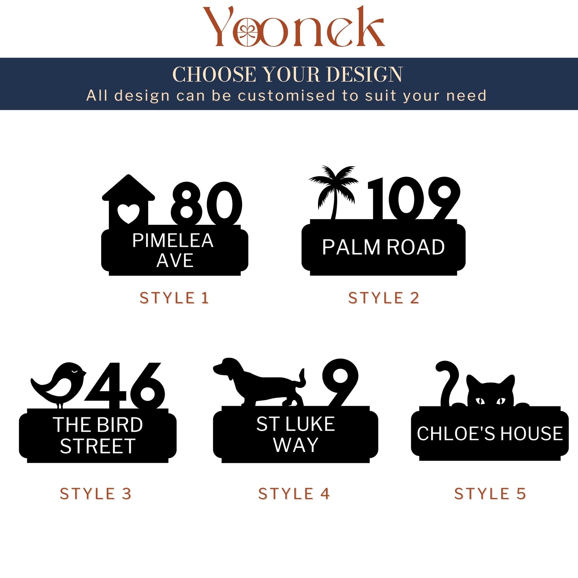 Custom Made Floating Modern Acrylic Pet House Number, Palm Coastal Street Name Home Address, Mailbox/ Letterbox/ Room/ Door Sign, Dog/ Cat Plaque, Personalised Wall Plate, Business Logo Signage for Office, Company, Apartment, Hotel/ House Warming's Gift