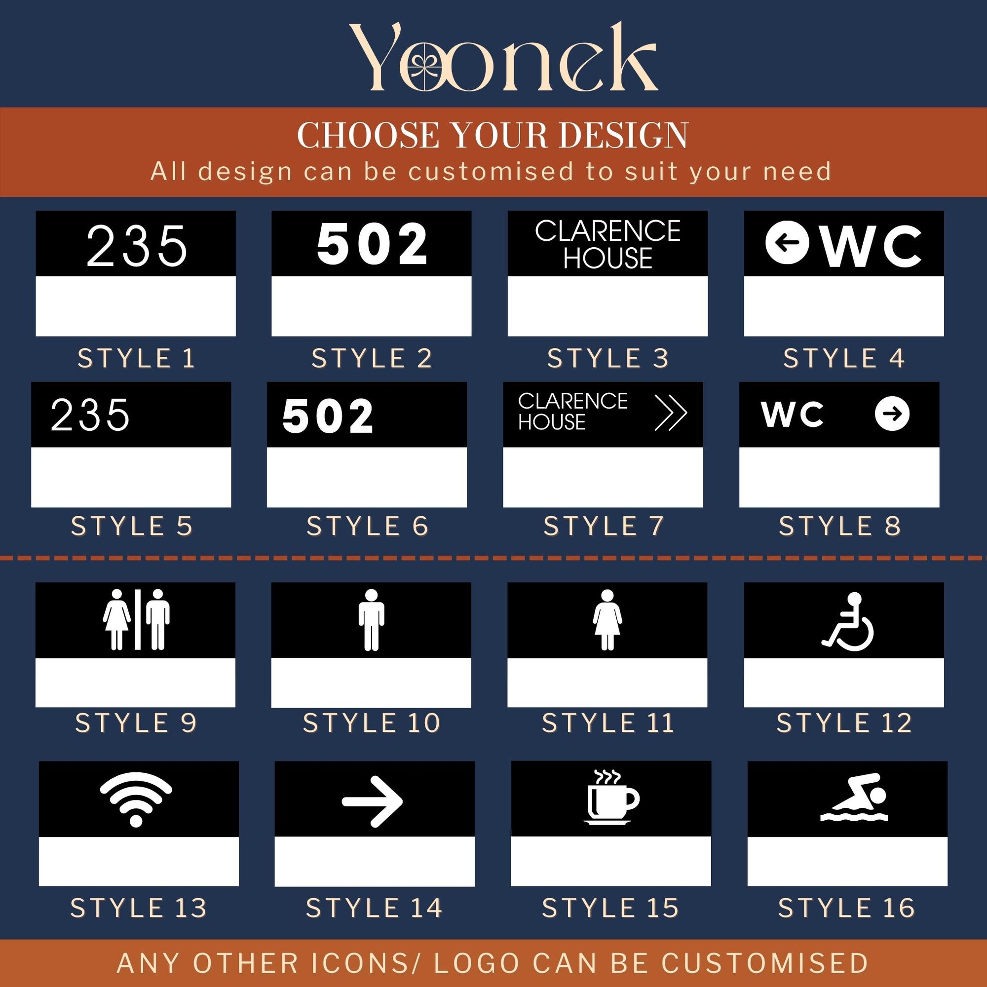 Custom Engraving Double Layers Modern Acrylic House Number, Aluminium Street Name Home Address, Landscape Mailbox/ Letterbox/ Room Sign, Door Plaque, Personalised Wall Plate, Business Logo Signage for Office, Company, Apartment, Hotel, / House Warming's Gift