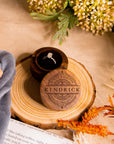 Personalised Wooden Engagement Proposal Ring Bearer Box, Custom Engraved Wedding Single Slot Solid Walnut Round Ring Holder Storage, Anniversary Gift