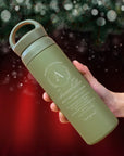 Christmas Personalised Engraved Stainless Steel Insulated Water Bottle, Xmas/ New Year Custom Logo, Eco Friendly Coffee Tea Cup, Travel Thermal Drink, Corporate Birthday Teacher Gift, Insulation Portable Vacuum Flasks & Thermoses