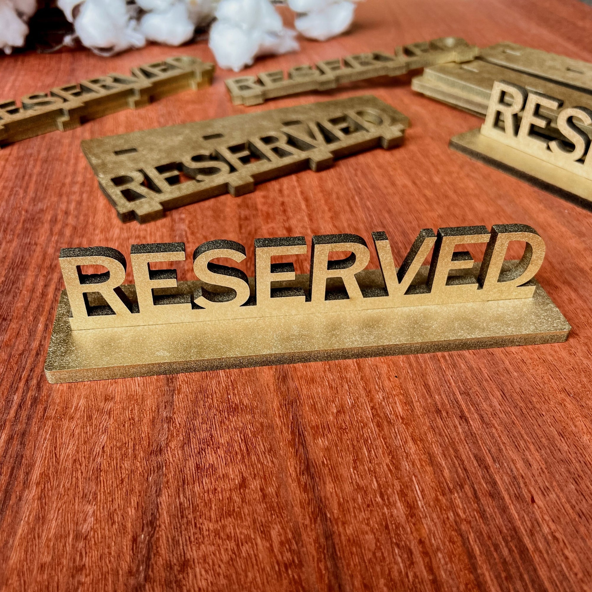 Custom Wooden/ Mirror Acrylic Wedding Wreath Table Numbers, Rustic/ Vintage Reserved Table/ Seating Name Sign for Restaurant, Wedding & Dinner, Event Party Decor