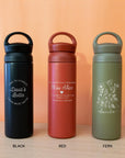 Personalised Engraved Stainless Steel Insulated Water Bottle, Laser Custom Logo, Eco Friendly Coffee Tea Cup, Travel Thermal Drink, Corporate Birthday Teacher Gift, Insulation Portable Vacuum Flasks & Thermoses