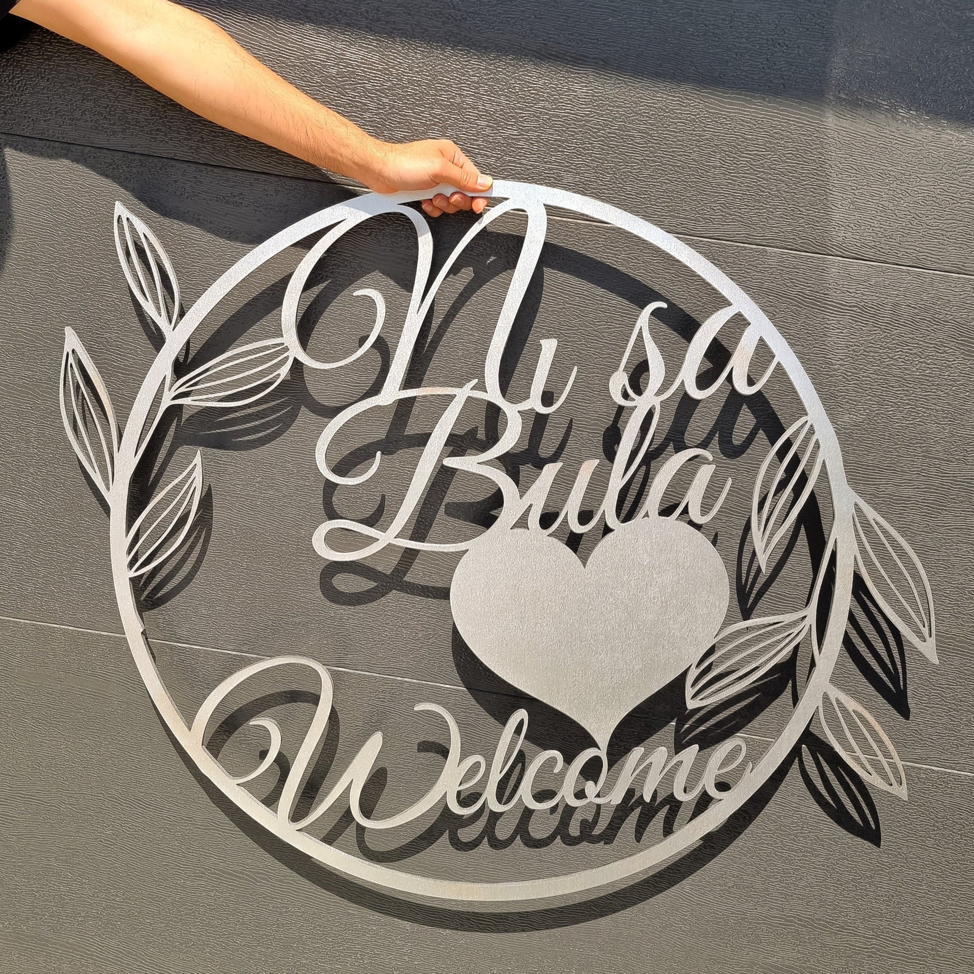 custom personalised laser cut birthday/ event/ welcome hoop sign, photo backdrop