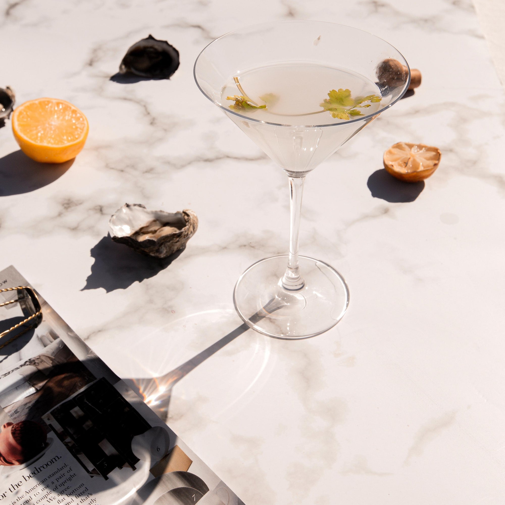 Engraved Monogram 240ml Martini Glass