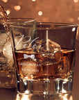 Personalised 320ml Whiskey/ Scotch Glass, Custom Engraved Cocktail Wine Tumbler, Corporate Housewarming Wedding, Bridesmaid, Groomsmen Gift