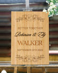 Custom 3D Raised Name Timber Wedding Welcome Sign, Personalised Rustic/ Vintage/ Boho, Country Hippie style Wooden Names, Ceremony/ Event/ Engagement/ Bridal Shower/ Birthday Signage on Easel