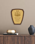 Personalised Triple Layers Number One Daddy Wooden Trophy Award, Engraved World Greatest Grandpa Trophies, Custom Keepsake Gifts for