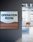 Custom Engraving Double Layers Wooden & Acrylic Room Name Sign, Door Number Plaque, Personalised Wall Room Plate, Business Logo Company Signage for Office, Apartment, Hotel, / House Warming, Grand Opening's Gift