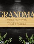 Custom Wooden/ Acrylic Mom Grandma Sign, Happy Mother's Day, Greatest Mum, Number