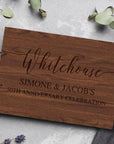 Custom Engraved Wooden Guest Book, Personalised Plywood Alternative/ Traditional Guestbook Keepsake, Rustic/ Vintage/ Destination Wedding Decor