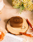 Personalised Wooden Engagement Proposal Ring Bearer Box, Custom Engraved Wedding Double Slot Solid Walnut Oval Ring Holder Storage, Rustic Vintage Anniversary Gift