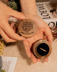 Personalised Wooden Engagement Proposal Ring Bearer Box, Custom Engraved Wedding Single Slot Solid Walnut Round Ring Holder Storage, Anniversary Gift