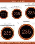 Personalised Round Double Layers Wooden & Acrylic Door Sign, Room Name/ Number Plaque, Laser Cut Company Business Logo, Custom Wall Room Plate, Signage for Office, Apartment, Hotel, Cafe/ Restaurant/ Shopping/ Mall/ House Warming's Gift