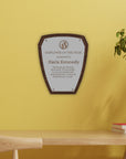 Personalised Triple Layers Number One Employee Wooden Trophy Award, Engraved World Greatest Staff of The Year Trophies, Custom Keepsake Gifts for