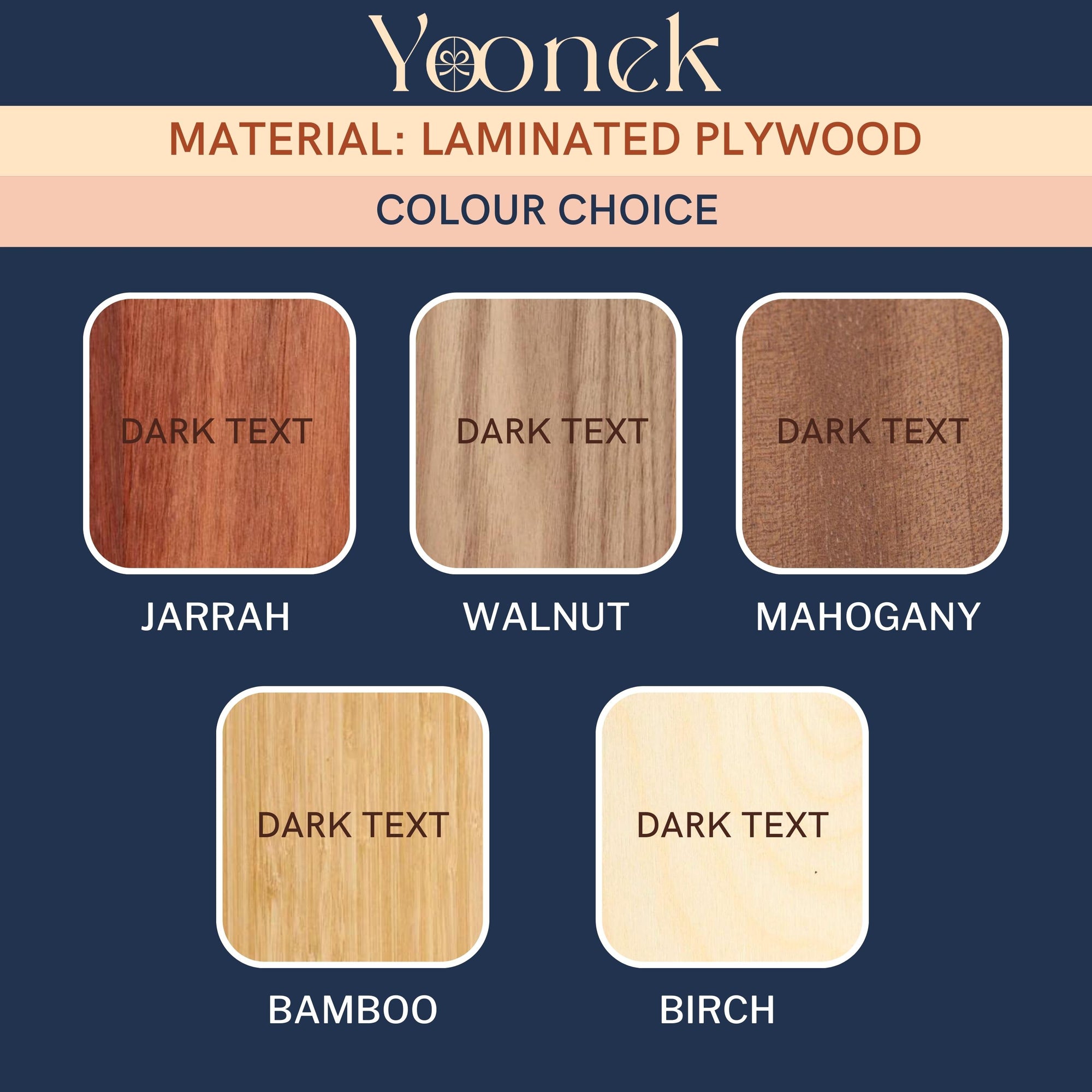 Personalised Wooden Double Sided Laminated Ply Wedding Table Seating Name Place Sign