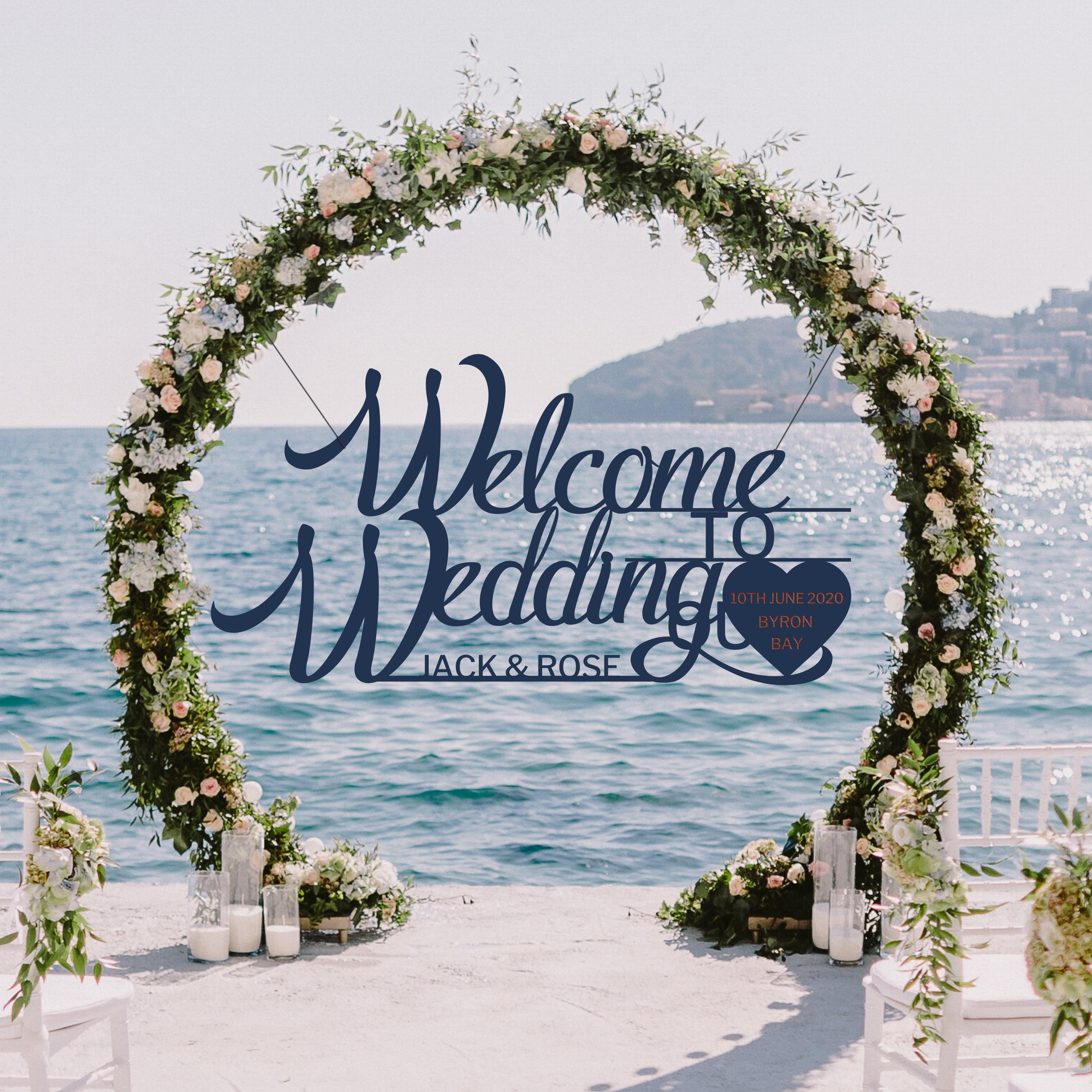 Customized Wedding Welcome Sign, 16