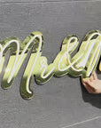 Custom Acrylic 3D Double Layered Name Sign, Personalised Rose/ Gold Mirror Names, Ceremony/ Event/ Bridal Shower/ Wedding/ Engagement/ Birthday Signage