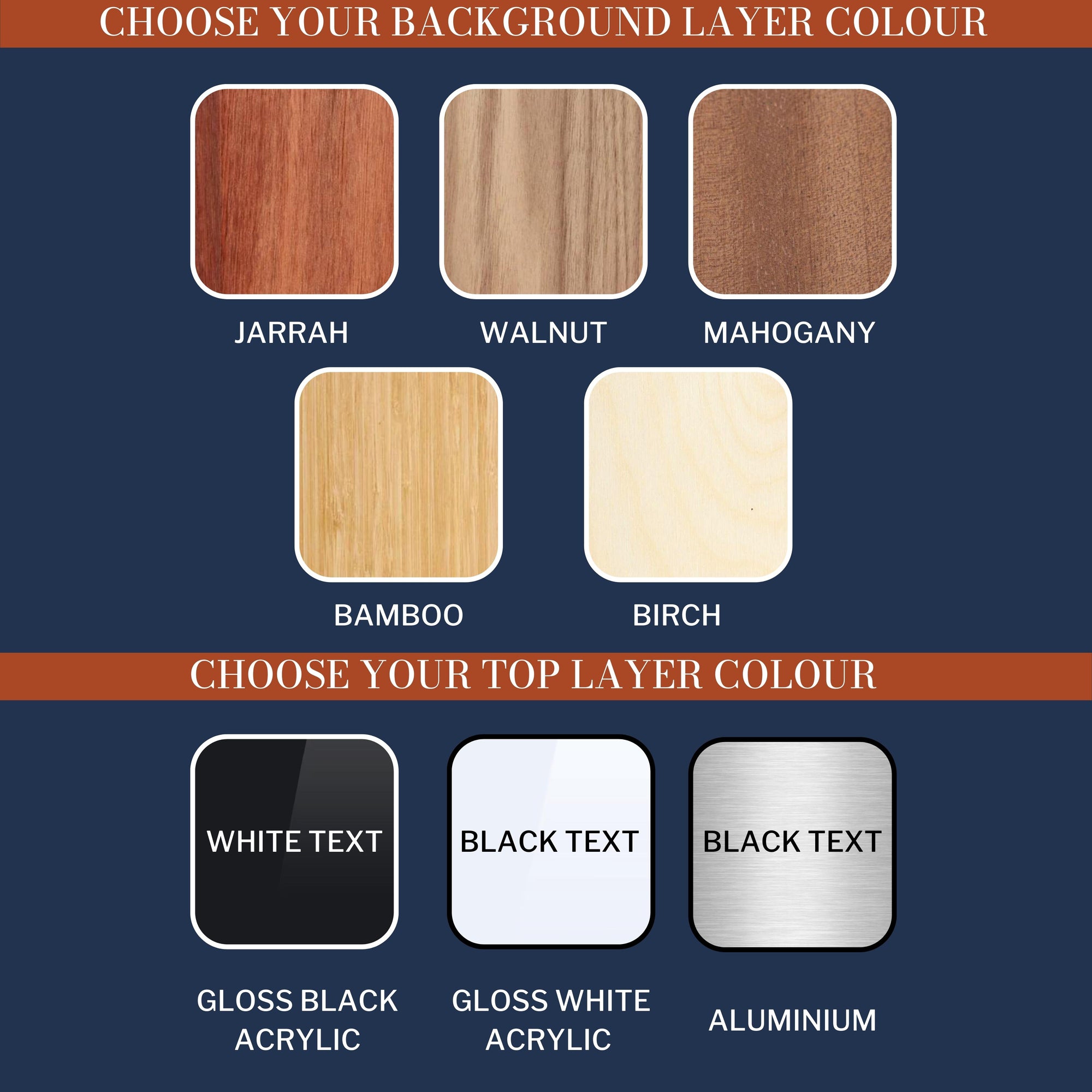 Custom Engraving Double Layers Wooden & Acrylic Room Name Sign, Door Number Plaque, Personalised Wall Room Plate, Business Logo Company Signage for Office, Apartment, Hotel, / House Warming, Grand Opening's Gift