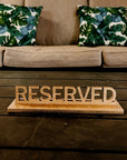 Custom Wooden/ Mirror Acrylic Wedding Wreath Table Numbers, Rustic/ Vintage Reserved Table/ Seating Name Sign for Restaurant, Wedding & Dinner, Event Party Decor