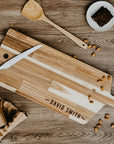 Personalised Giant Acacia Wooden Charcuterie, Cheese/ Chopping/ Cutting Board, Timber Engraved Custom Wedding/ Anniversary/ Housewarming/ Kitchen Gift