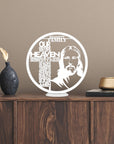 Custom Wooden/ Acrylic Our Father Lords Cross Jesus Chris Table Sign, Lord Prayer Signage Plaque, Housewarming, Easter, Christenings, New Born Gift