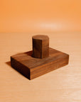 Personalised Wooden Watch Display Stand, Custom Engraved Solid Walnut/ Ash Watches Storage Organiser, Eco Unique Decor Gift for Dad/ Him