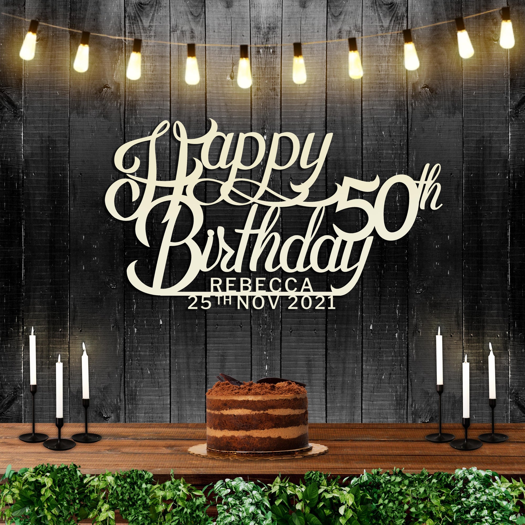 Custom Wooden/ Acrylic Happy Birthday Sign, Personalised Name & Date First Year, Baby Shower Signage, Hedge Photo Prop, Event Wall Hoop, Bridal Shower, Engagement, Stag Party, Wedding Backdrop Decor