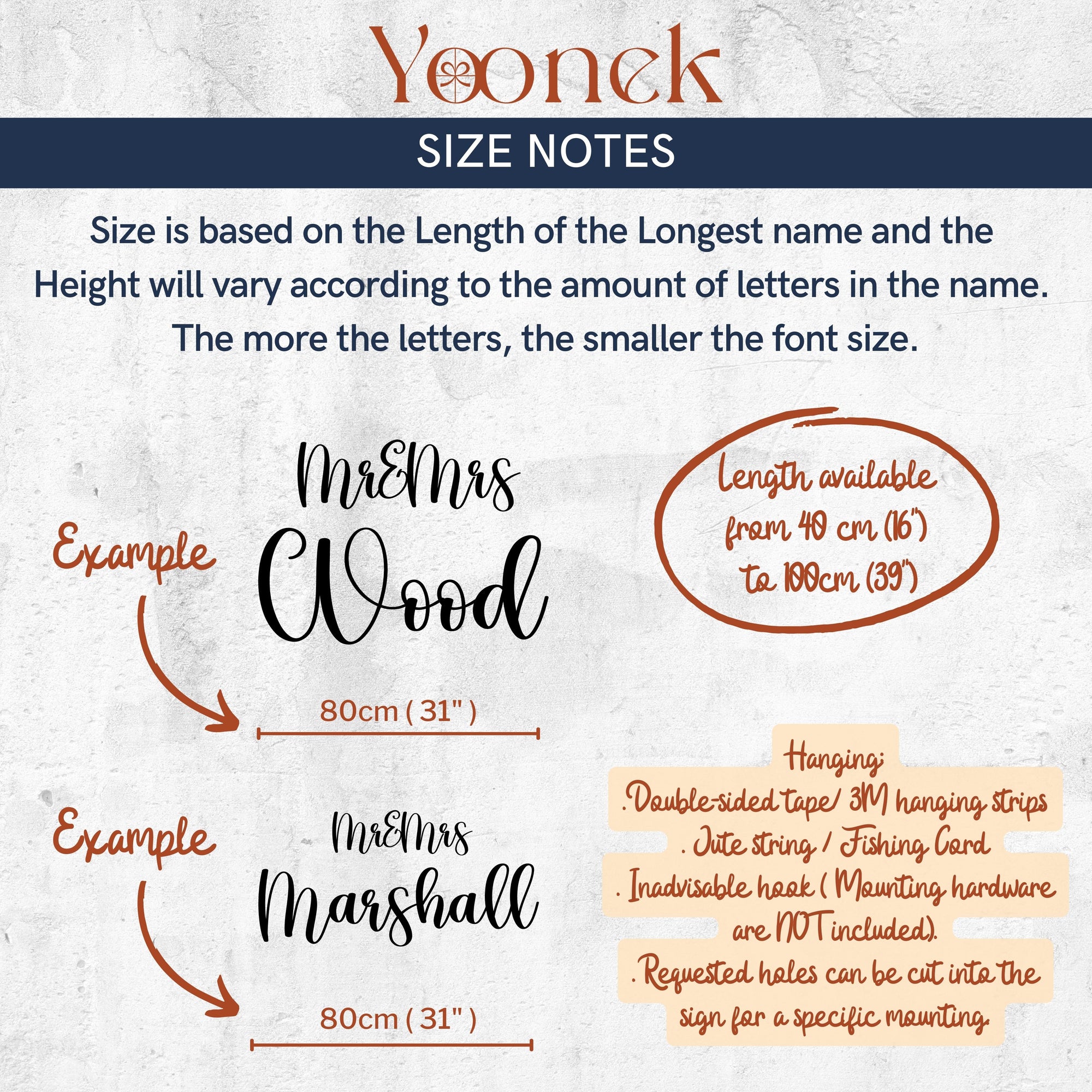 Custom Wooden/ Acrylic Mr & Mrs Family Name Wedding Signage