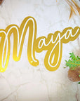 Custom Acrylic 3D Double Layered Name Sign, Personalised Rose/ Gold Mirror Names, Ceremony/ Event/ Baby Shower/ Christian/ Baptism Birthday Signage