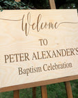 Custom Timber Wedding Welcome Sign, Personalised Rustic/ Vintage/ Boho, Country Hippie style Wooden Names, Ceremony/ Event/ Engagement/ Bridal Shower/ Birthday Signage on Easel