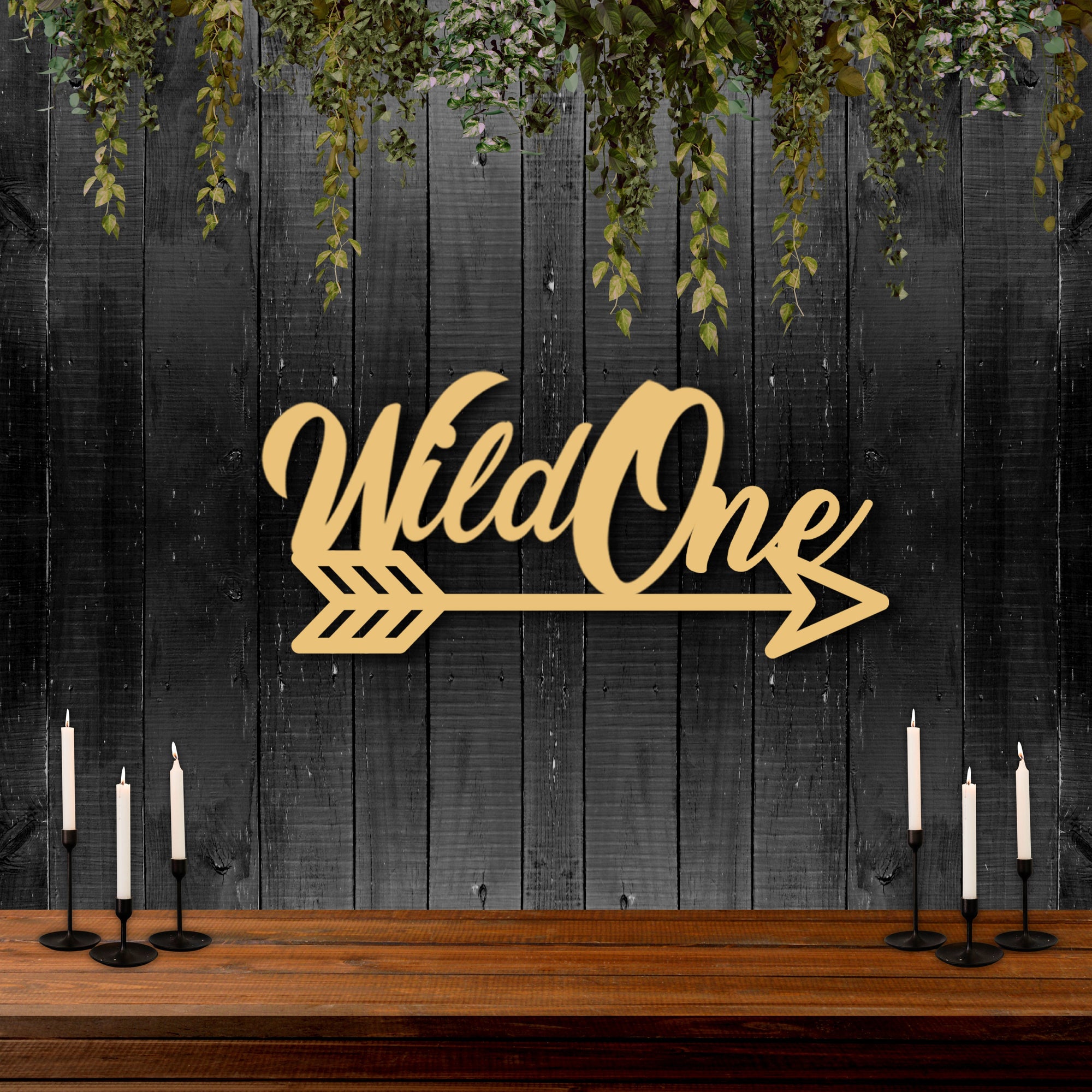 First Birthday/ Christening/ Baptism Shower/ Arrow Wild One Sign Hoop, Personalised Laser Cut Event Wooden Newborn Baby Name Round Crown Signs, Photo Prop/ Party Decor Australia