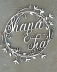 Personalised Wooden Event/ Wedding Hoop Sign, Bridal Shower, Engagement Hens Party Decor