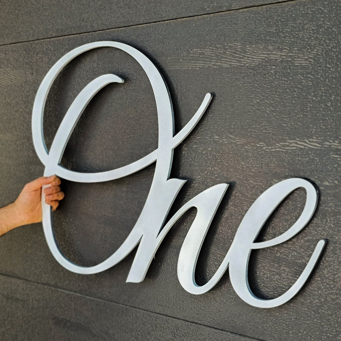 Custom Name/ Age Birthday Sign Hoop