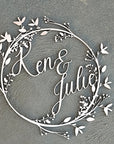Personalised Wooden Event/ Wedding Hoop Sign, Bridal Shower, Engagement Hens Party Decor