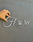 personalised laser cut business logo hoop sign, laser cut custom signage