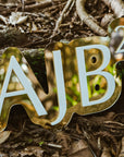 Custom Acrylic 3D Double Layered Business Logo Sign, Personalised Rose/ Gold Mirror Names, Coffee, Retail, Spa, Eyelash Signage