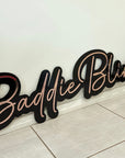 Custom Acrylic 3D Double Layered Name Sign, Personalised Rose/ Gold Mirror Names, Ceremony/ Event/ Bridal Shower/ Wedding/ Engagement/ Birthday Signage