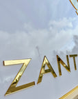 Custom Made Acrylic 3D Double Layer Business Square Sign on Wall/ Door, Office Retail/ Commercial Shop Logo Plaque, Personalised Name Signage