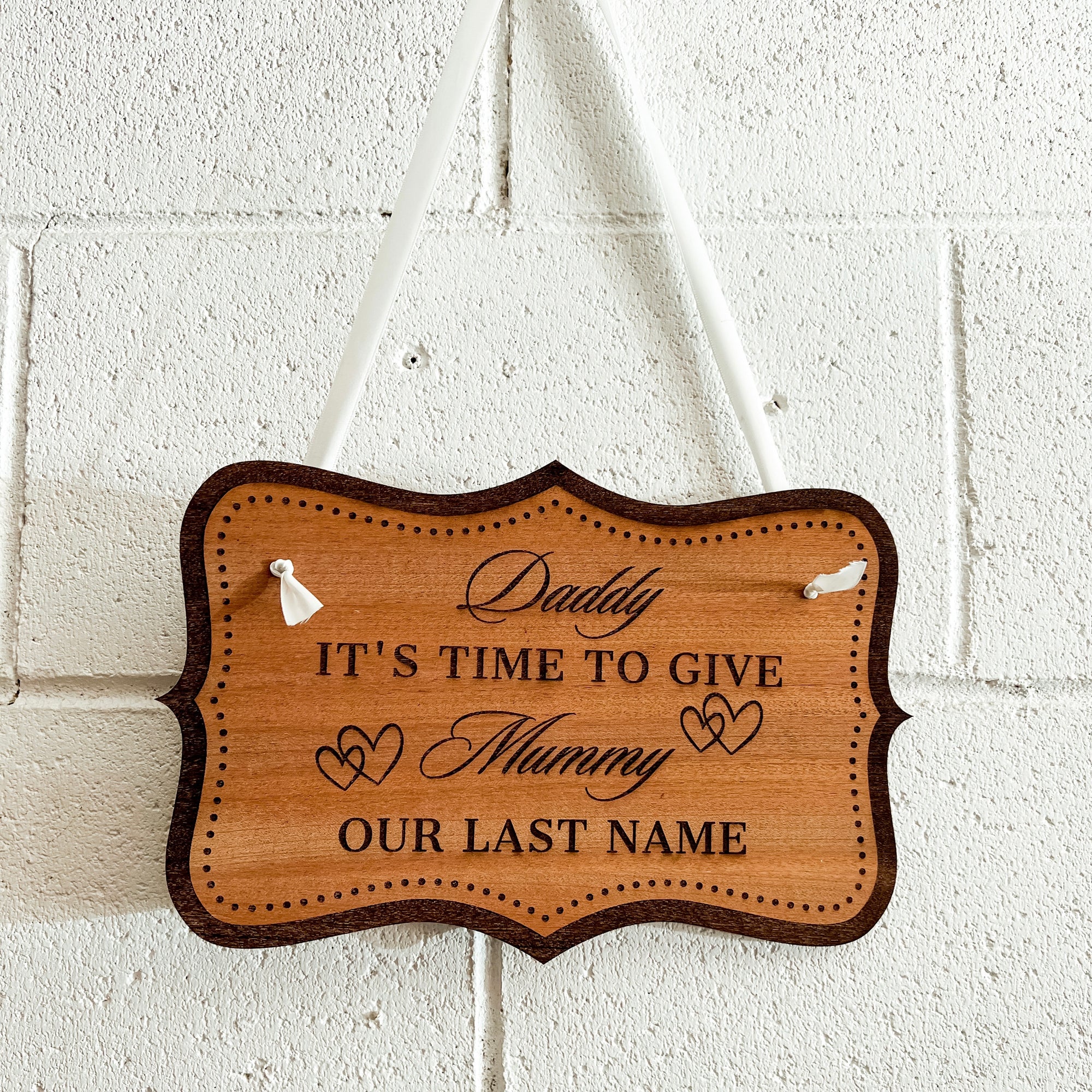 Custom Wooden Wedding Page Boy/ Flower Girl Sign, Personalised Timber Ring Bearer, Here Comes My Auntie/ Uncle/ Bride/ Groom Signage, Rustic/ Vintage Country/ Engagement/ Bridal Shower/ Birthday