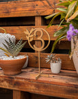 Custom Wooden/ Mirror Acrylic Wedding Wreath Table Numbers, Rustic/ Vintage Numbers for Restaurant, Functions & Dinner, Event Party Decor