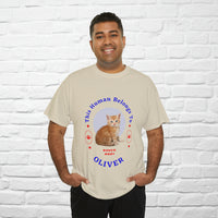 Customise Your Pet Photo Unisex T-shirt - This Human Belongs To