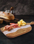 Personalised Acacia Wood & Resin Cheese Serving Board, Custom Engraved Cutting/ Chopping Paddle Tray, Charcuterie Platter, Housewarming Gift