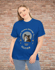 Customise Your Pet Photo Unisex T-shirt - This Human Belongs To