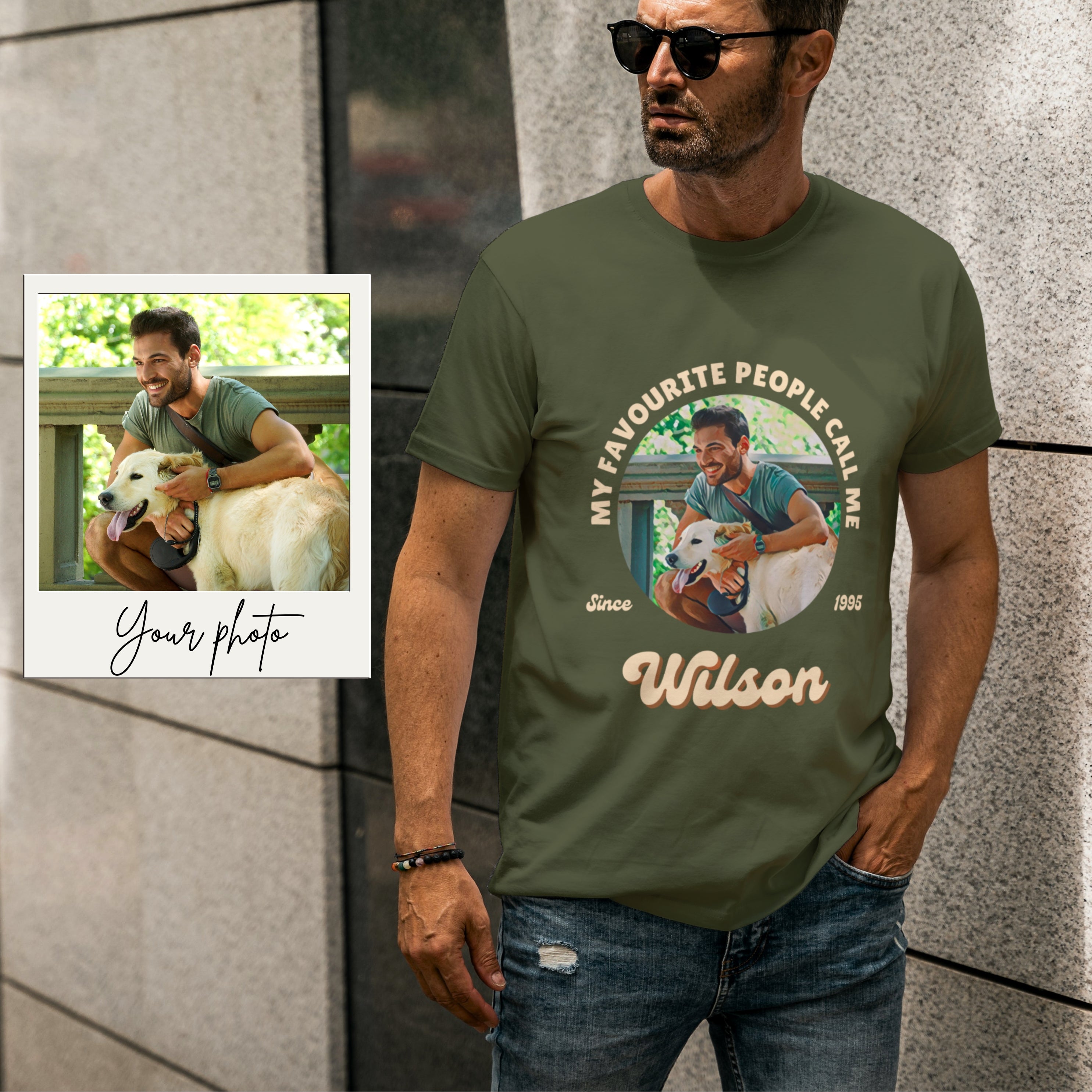Customise Your Own Photo My Favourite People Call Me Unisex T-shirt ...