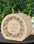 Custom Made Laser Cut & Engrave Plywood Wishing Well Box, Personalised Name & Date Money, Envelope, Card Boxes, Rustic Wedding Memory Keepsake Gift