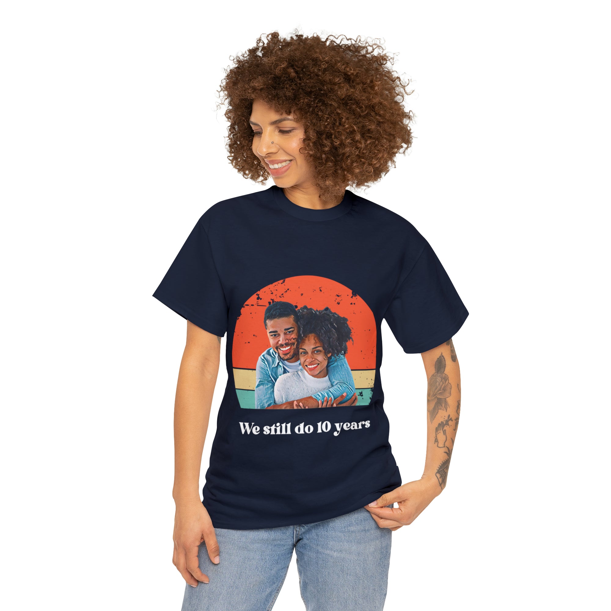 Customise Your Own Photo Unisex T-shirt - Retro Vintage Style