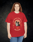 Customise Your Pet Photo Unisex T-shirt - This Human Belongs To