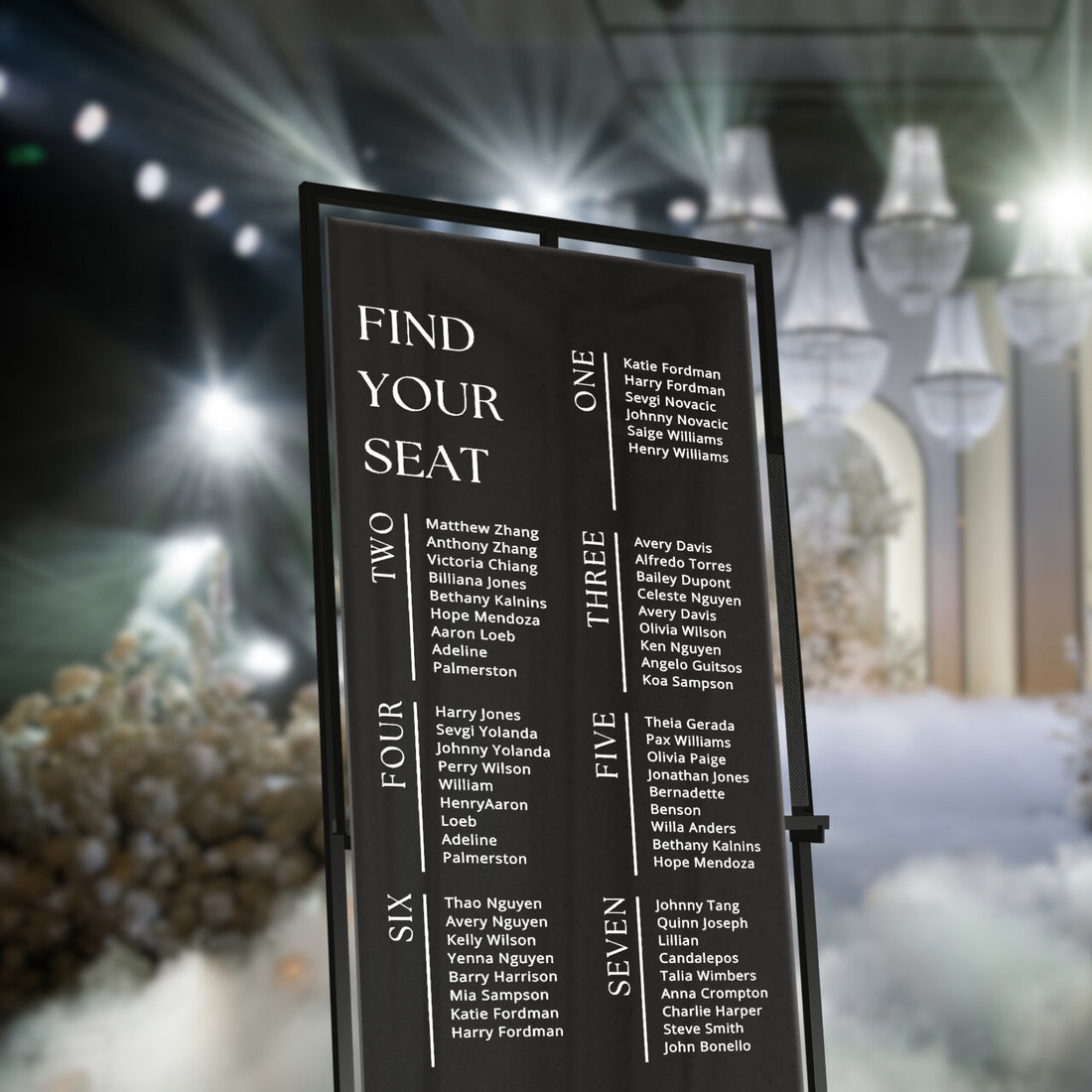 Personalised Wedding Seating Chart Sign, Custom UV Print Reception Guest Plan, Find Your Seat Mirror Signage, Engagement/ Anniversary Decor